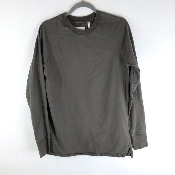 Fog Fear of God Mens Pullover Sweatshirt Crew Neck Long Sleeve Cotton Brown M